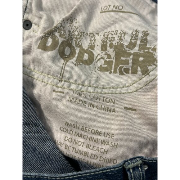 Artful Dodger Distressed Blue Jeans Men's Size 36w 34L 100% Cotton - Picture 4 of 12